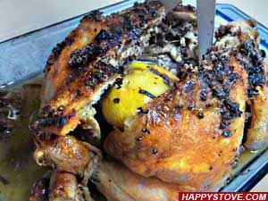 Oven Baked Lemon Whole Chicken Oven Baked Lemon Whole Chicken